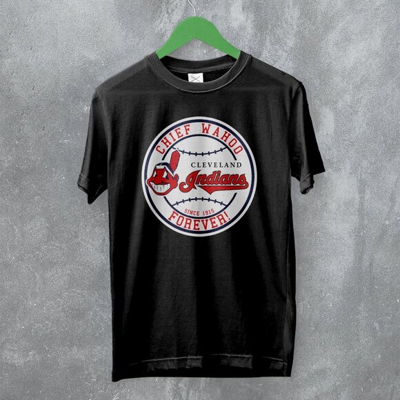 Cleveland Guardians Baseball Team Old School Graphic Retro Style T-Shirt 165 - Picture 1 of 5